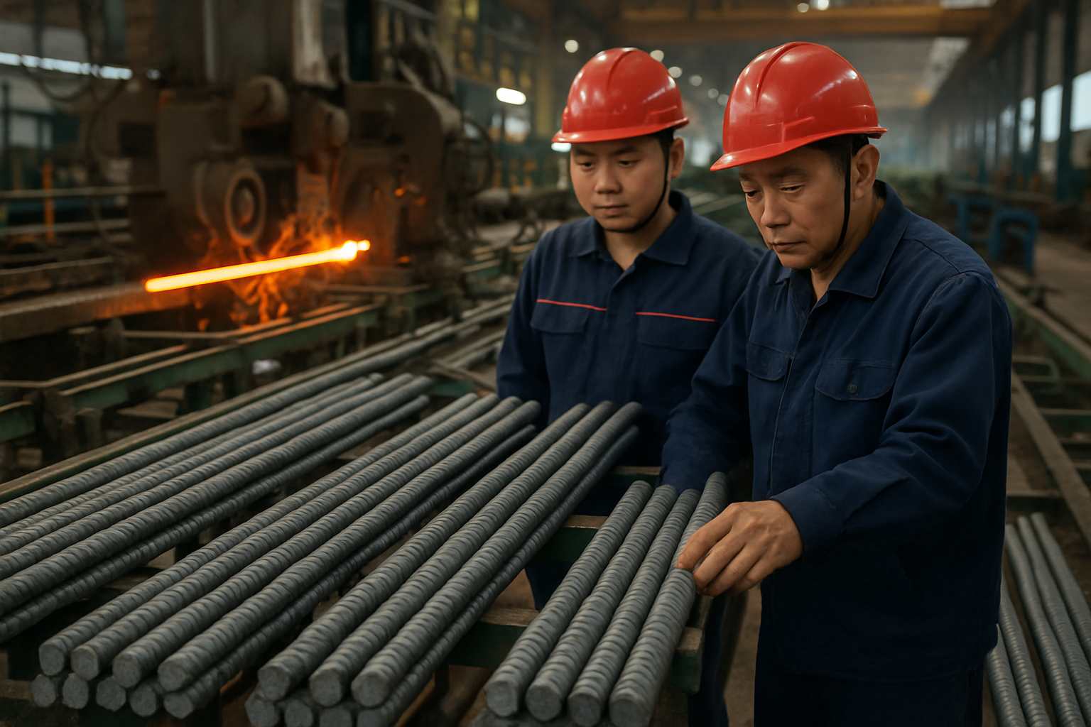 钢水冶炼与轧制生产线